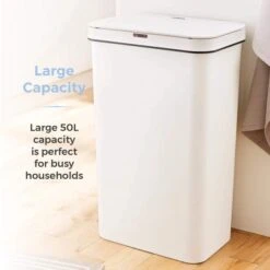 Tower 50L Rectangular Sensor Bin 35 Tower 50L Rectangular Sensor Bin -Home Furnishing Store 30857085 alt03