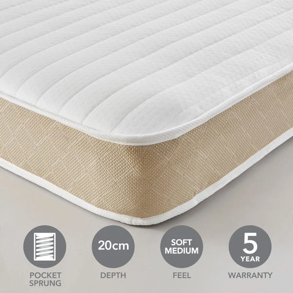 Dunelm Rolled 800 Pocket Sprung Mattress 21 Dunelm Rolled 800 Pocket Sprung Mattress - Image 19
