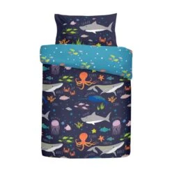 Sea Life Duvet Cover And Pillowcase Set 13 Sea Life Duvet Cover And Pillowcase Set -Home Furnishing Store 30858184 alt03