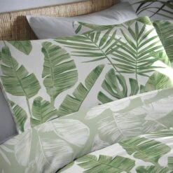 Tahiti Green Duvet Cover And Pillowcase Set -Home Furnishing Store 30858193 alt01