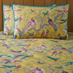 Laurence Llewelyn-Bowen Birdity 200 Thread Count Cotton Duvet Cover And Pillowcase Set 36 Laurence Llewelyn-Bowen Birdity 200 Thread Count Cotton Duvet Cover And Pillowcase Set -Home Furnishing Store 30858369 alt02
