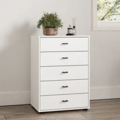 Wiemann Kahla Matt Small 5 Drawer Chest -Home Furnishing Store 30858681