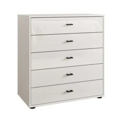Wiemann Kahla Glass Fronted Large 5 Drawer Chest -Home Furnishing Store 30858682 alt02