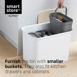 SmartStore Collect Recycling Solution 76L, White -Home Furnishing Store 30859486 alt05