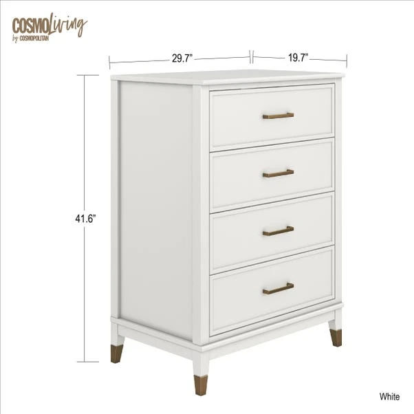 Cosmo Living Westerleigh 4 Drawer Chest 9 Cosmo Living Westerleigh 4 Drawer Chest - Image 7