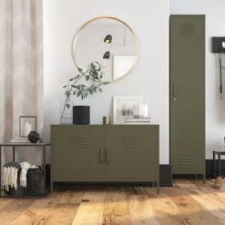 Bradford 2 Door Metal Accent Cabinet 26 Bradford 2 Door Metal Accent Cabinet -Home Furnishing Store 30860010 alt05