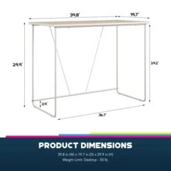 Dante Desk, Natural -Home Furnishing Store 30860025 alt09