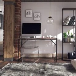 Quincy Writing Desk, Weathered Oak 10 Quincy Writing Desk, Weathered Oak -Home Furnishing Store 30860054 alt02