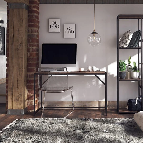 Quincy Writing Desk, Weathered Oak 5 Quincy Writing Desk, Weathered Oak - Image 3