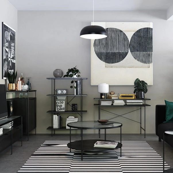 Wainwright 4 Shelf Bookcase, Black Oak 4 Wainwright 4 Shelf Bookcase, Black Oak - Image 2