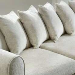 Blake Curved Arm Scatter Back Soft Texture Chenille Light Natural Corner Chaise 37 Blake Curved Arm Scatter Back Soft Texture Chenille Light Natural Corner Chaise -Home Furnishing Store 30861326 alt05