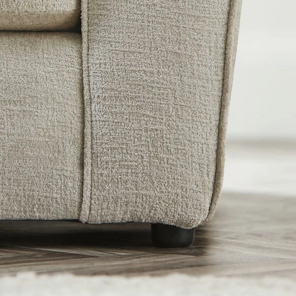 Blake Curved Arm Scatter Back Soft Texture Chenille Light Natural Corner Chaise 10 Blake Curved Arm Scatter Back Soft Texture Chenille Light Natural Corner Chaise - Image 8