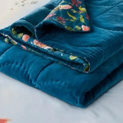 Dorma Modern Romance Vintage Blue 100% Cotton Bedspread 17 Dorma Modern Romance Vintage Blue 100% Cotton Bedspread -Home Furnishing Store 30862309 alt03