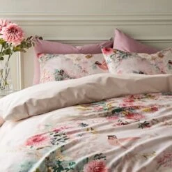Aldridge Dramatic Floral Cotton Sateen Duvet Cover And Pillowcase Set -Home Furnishing Store 30862344 alt01