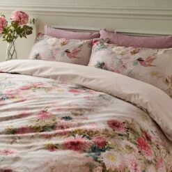 Aldridge Dramatic Floral Cotton Sateen Duvet Cover And Pillowcase Set -Home Furnishing Store 30862344 alt02