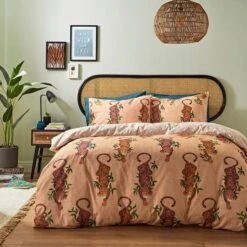 Tiger Foliage Duvet Cover And Pillowcase Set 40 Tiger Foliage Duvet Cover And Pillowcase Set -Home Furnishing Store 30862362