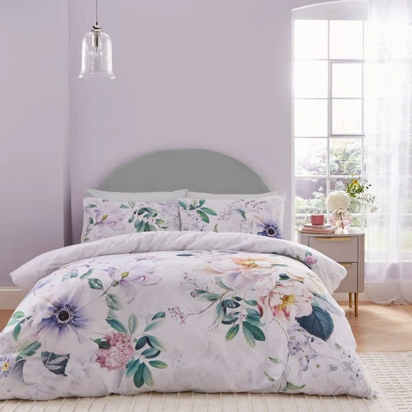 Tansy Floral Cotton Sateen Duvet Cover And Pillowcase Set 15 Tansy Floral Cotton Sateen Duvet Cover And Pillowcase Set - Image 13