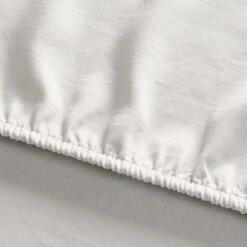 Super Soft Ivory Recycled Polyester Fitted Sheet 23 Super Soft Ivory Recycled Polyester Fitted Sheet -Home Furnishing Store 30862871 alt01