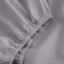 Soft Washed Recycled Cotton Fitted Sheet -Home Furnishing Store 30862908 alt01