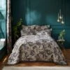 Dorma Gilded Crane Charcoal Bedspread 1 Dorma Gilded Crane Charcoal Bedspread -Home Furnishing Store 30862917