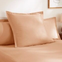 Soft Washed Recycled Cotton Continental Pillowcase 25 Soft Washed Recycled Cotton Continental Pillowcase -Home Furnishing Store 30863000