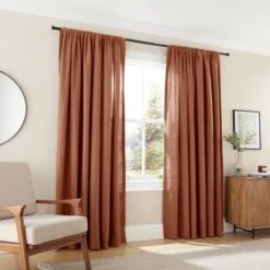 Linen Slot Top Curtains -Home Furnishing Store 30866371 alt01