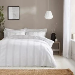 Bamburgh Waffle Duvet Cover & Pillowcase Set -Home Furnishing Store 30867019 alt02