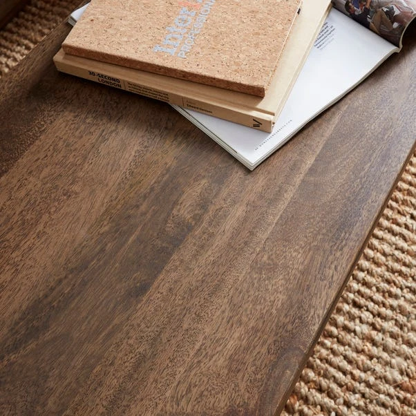 Mila 2-3 Seater Dining Bench, Mango Wood 6 Mila 2-3 Seater Dining Bench, Mango Wood - Image 4