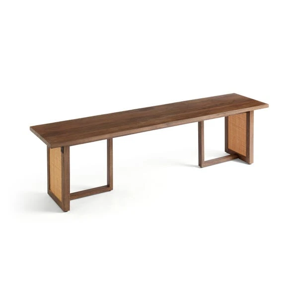 Mila 2-3 Seater Dining Bench, Mango Wood 8 Mila 2-3 Seater Dining Bench, Mango Wood - Image 6
