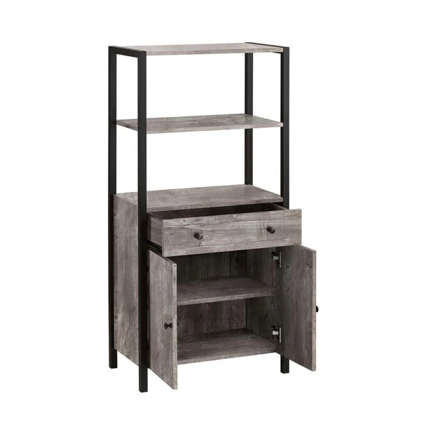 Colton Tall Bathroom Unit, Concrete Effect 4 Colton Tall Bathroom Unit, Concrete Effect - Image 2