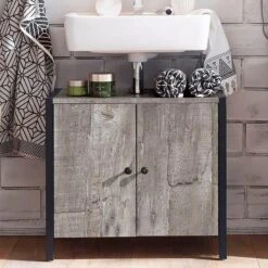 Colton Undersink Unit, Concrete Effect -Home Furnishing Store 30869870 alt02