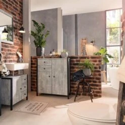 Colton Undersink Unit, Concrete Effect -Home Furnishing Store 30869870 alt06