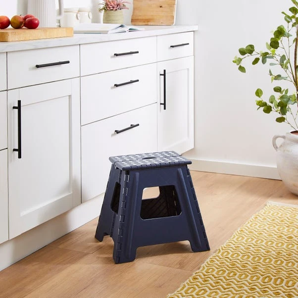 Large Navy Step Stool 3 Large Navy Step Stool