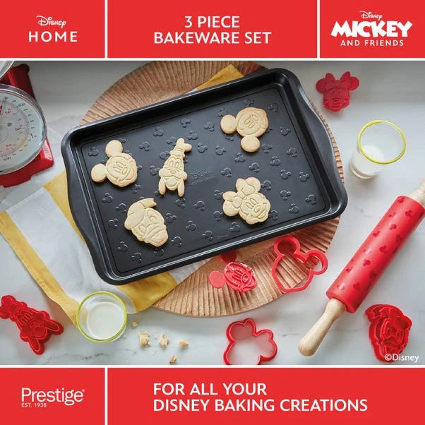 Prestige Bake With Mickey Cookie Cutter Bakeware Set 4 Prestige Bake With Mickey Cookie Cutter Bakeware Set - Image 2