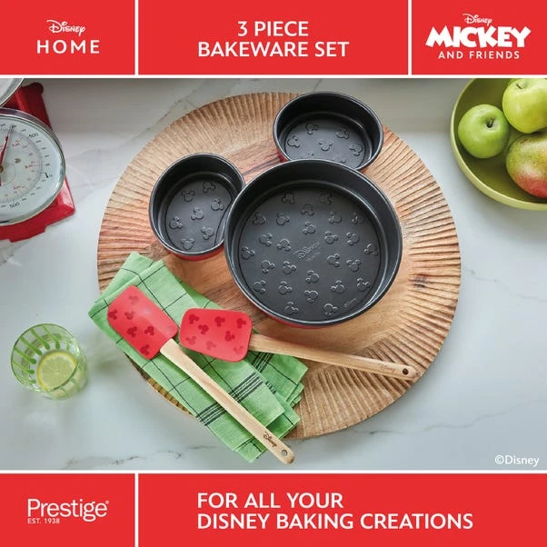 Prestige Bake With Mickey Cake Bakeware Set 4 Prestige Bake With Mickey Cake Bakeware Set - Image 2
