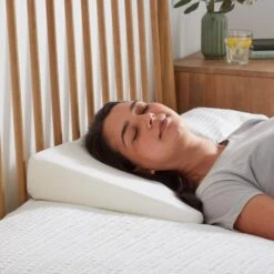 Memory Foam Back Sleeper Small Wedge Back Pillow -Home Furnishing Store 30870782 alt06