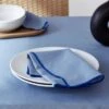 Set Of 4 Contrast Stitch Napkins -Home Furnishing Store 30872300