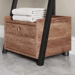 Fulton Bathroom Ladder Shelf, Pine Effect 11 Fulton Bathroom Ladder Shelf, Pine Effect -Home Furnishing Store 30873186 alt03