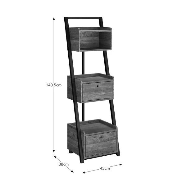 Fulton Bathroom Ladder Shelf, Pine Effect 9 Fulton Bathroom Ladder Shelf, Pine Effect - Image 7