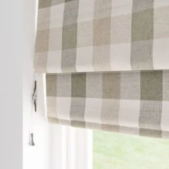 Large Check Daylight Roman Blind -Home Furnishing Store 30873259 alt04