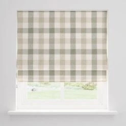 Large Check Daylight Roman Blind -Home Furnishing Store 30873263 alt02