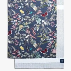 Set Of 2 Kew Midnight Floral Tea Towels
