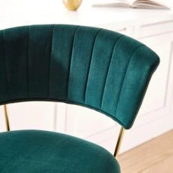 Kendall Bar Stool, Velvet -Home Furnishing Store 30876306 alt02