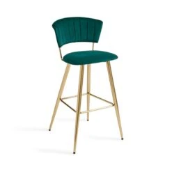 Kendall Bar Stool, Velvet -Home Furnishing Store 30876306 alt03