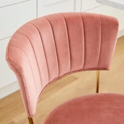 Kendall Bar Stool, Velvet -Home Furnishing Store 30876311 alt02