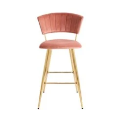 Kendall Bar Stool, Velvet -Home Furnishing Store 30876311 alt04