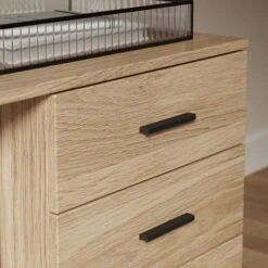 Edison Storage Cabinet, Oak Effect 11 Edison Storage Cabinet, Oak Effect -Home Furnishing Store 30876388 alt03