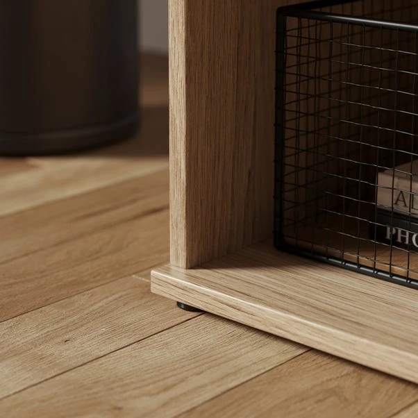 Edison Storage Cabinet, Oak Effect 7 Edison Storage Cabinet, Oak Effect - Image 5