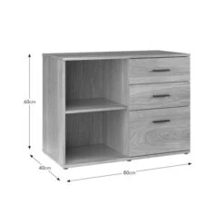 Edison Storage Cabinet, Oak Effect 13 Edison Storage Cabinet, Oak Effect -Home Furnishing Store 30876388 alt09