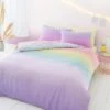 Rainbow Ombre Duvet Cover And Pillowcase Set 2 Rainbow Ombre Duvet Cover And Pillowcase Set -Home Furnishing Store 30876486